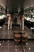 Load image into Gallery viewer, strapless cinching jumpsuit