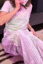 Load image into Gallery viewer, pistachio crushed velvet set