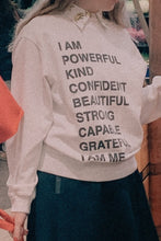Load image into Gallery viewer, affirmations crewneck