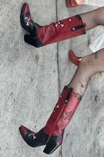 Load image into Gallery viewer, bad kitty cowboy boots