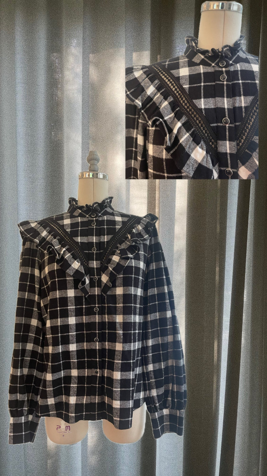 check it button down