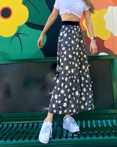 daisy midi skirt