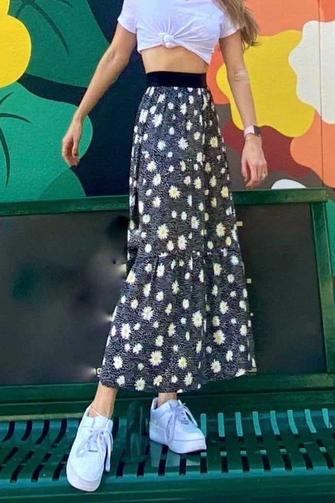 daisy midi skirt