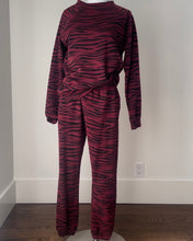 Load image into Gallery viewer, crimson tiger sweat suit
