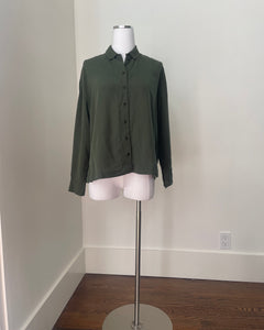 olive blouse