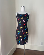 Load image into Gallery viewer, dino lettuce hem dress
