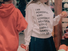 Load image into Gallery viewer, anine affirmations crewneck
