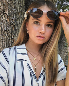 striped tie blouse