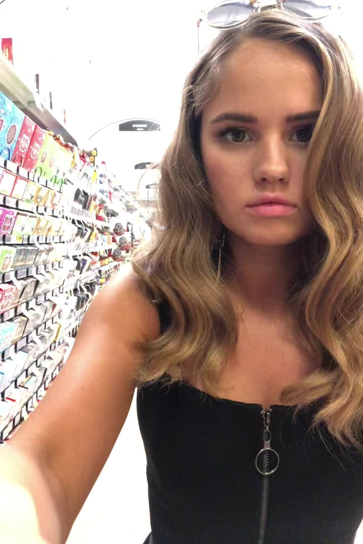 black floral pleated skirt