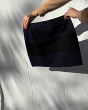 Load and play video in Gallery viewer, navy stripe skirt
