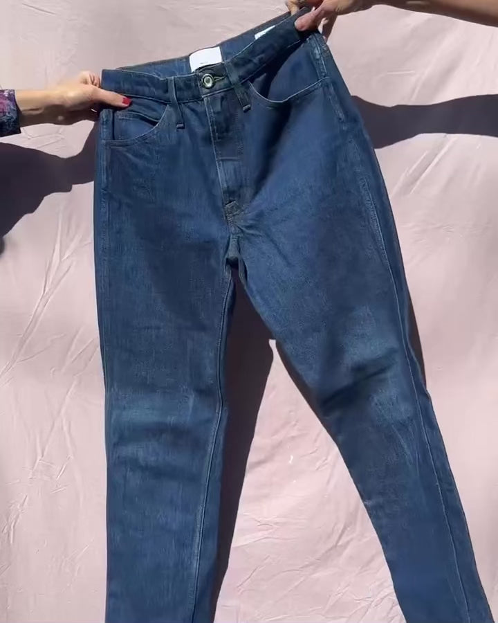 deep indigo jeans